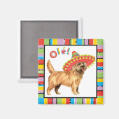 Aimant Fiesta Cairn Terrier (Recto/Verso)