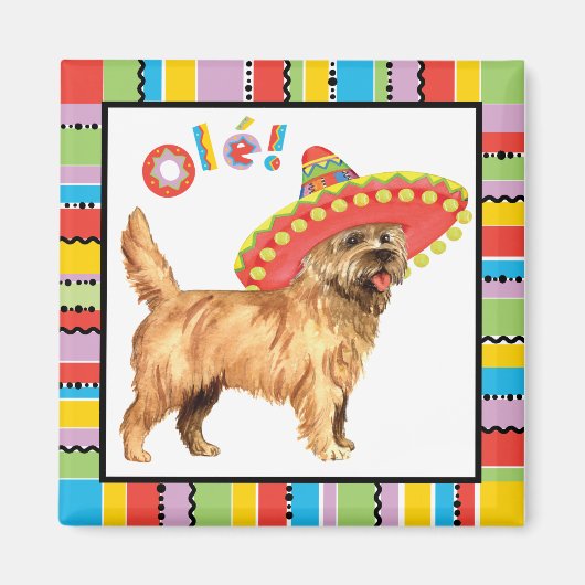 Aimant Fiesta Cairn Terrier (Devant)