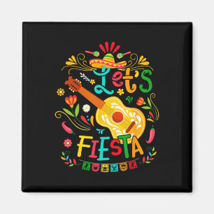 Aimant Fiesta Cinco De Mayo Guitare Funny Mexico Pa
