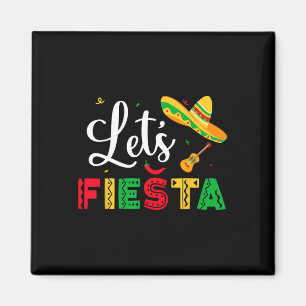 Aimant Fiesta Cinco De Mayo Parti Mexicain Femmes Enfant