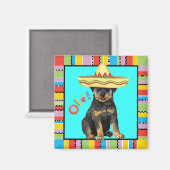 Aimant Fiesta Rottweiler (Recto/Verso)