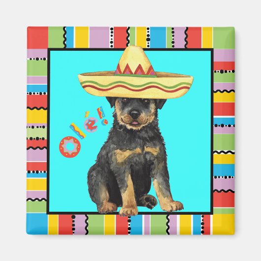 Aimant Fiesta Rottweiler (Devant)