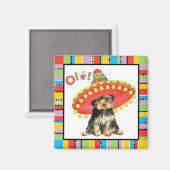 Aimant Fiesta Yorkie (Recto/Verso)