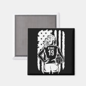 Aimant Fife Life High School Volleyball King 19  (Recto/Verso)