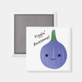 Aimant figue Awesome Fig Pun (Recto/Verso)