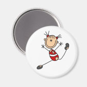 Aimant Figure de bâton de gymnastique (Recto/Verso)