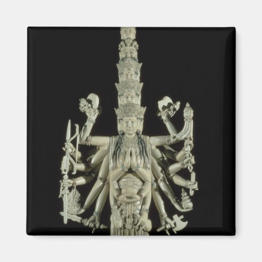 Aimant Figure de la déesse hindoue Kali (Devant)