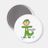 Aimant Figure De Sticulation Dans L'Aimant De Costume D'A (Recto/Verso)