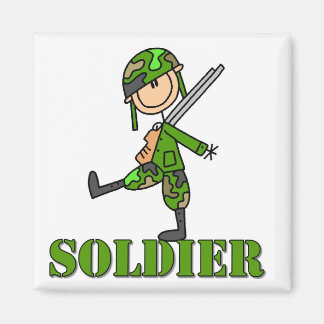 Aimant Figure du bâton de soldat