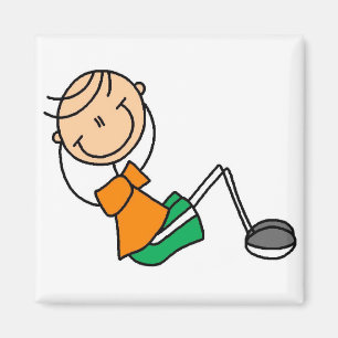 Aimant Figures bâton exerçant T-shirts et Cadeaux