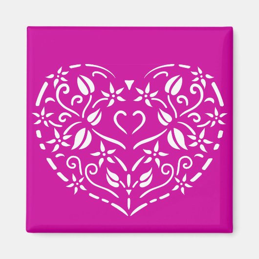 Aimant Filigree Heart (Devant)