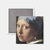 Aimant Fille à oreille perle (détail) (Recto/Verso)