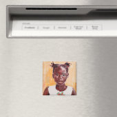 Aimant Fille africaine (In Situ (Lave-vaisselle))