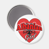 Aimant Fille albanaise (Recto/Verso)