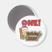 Aimant Fille Anniversaire T-shirts et cadeaux pour bébé (Recto/Verso)