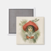 Aimant Fille aux boules de neige (Recto/Verso)