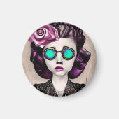 Aimant Fille aux lunettes Opal Inspirewire (Devant)