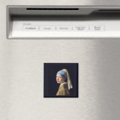 Aimant Fille avec une oreille de perle, Vermeer (In Situ (Lave-vaisselle))