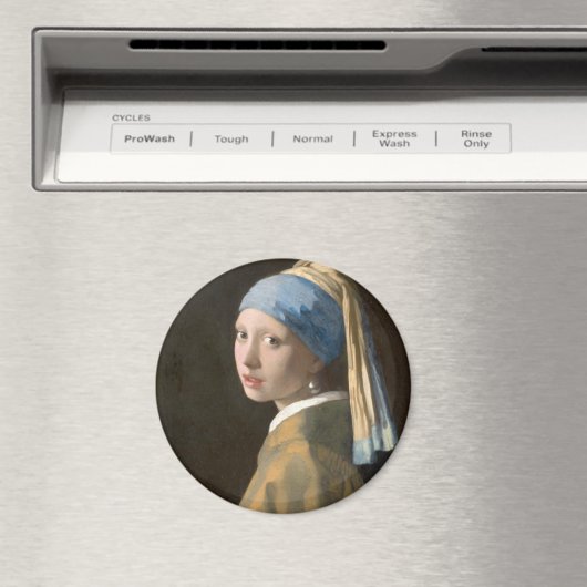 Aimant Fille avec une oreille perle (In Situ (Lave-vaisselle))