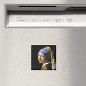 Aimant Fille avec une oreille perle (In Situ (Lave-vaisselle))