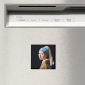 Aimant Fille avec une oreille perle (In Situ (Lave-vaisselle))