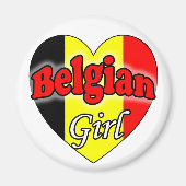 Aimant Fille belge (Devant)