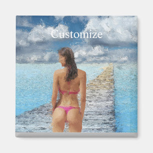 Aimant Fille Bikini Thunder_Cove