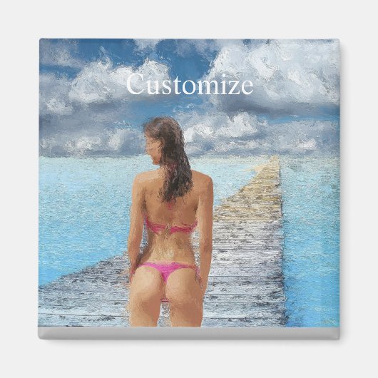 Aimant Fille Bikini Thunder_Cove (Devant)