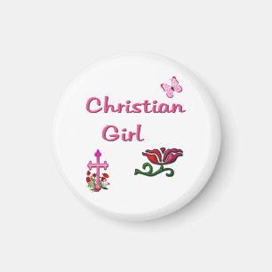 Aimant Fille chrétienne