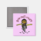 Aimant Fille CSI foncée (Recto/Verso)