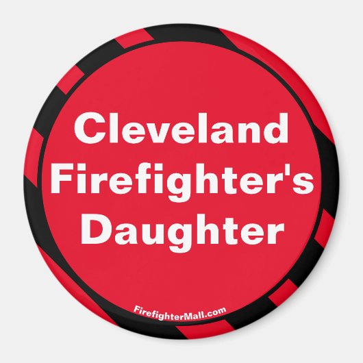 Aimant fille de Cleveland Firefighter (Devant)