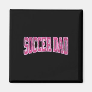 Aimant Fille de football Féminin Papa de football Fier Fê