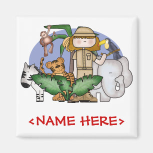 Aimant Fille de jungle