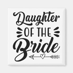Aimant Fille De La Mariage Mariée Fête des mariées Matchi