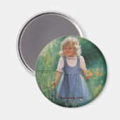 Aimant Fille de la tasse à beurre (Recto/Verso)