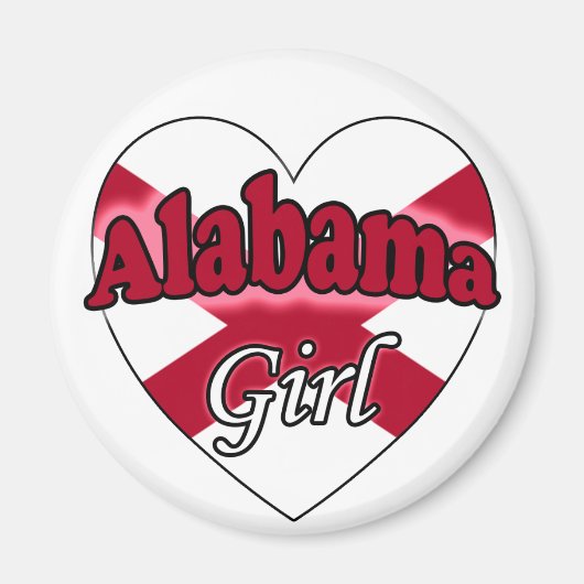 Aimant Fille de l'Alabama (Devant)