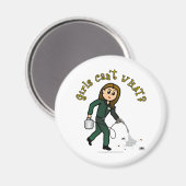 Aimant Fille de lutte antiparasitaire légère (Recto/Verso)