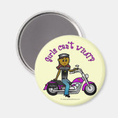 Aimant Fille de motards noirs (Recto/Verso)