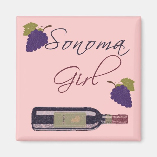 Aimant Fille de Sonoma (Devant)