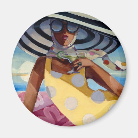 Aimant Fille d'été III (Devant)