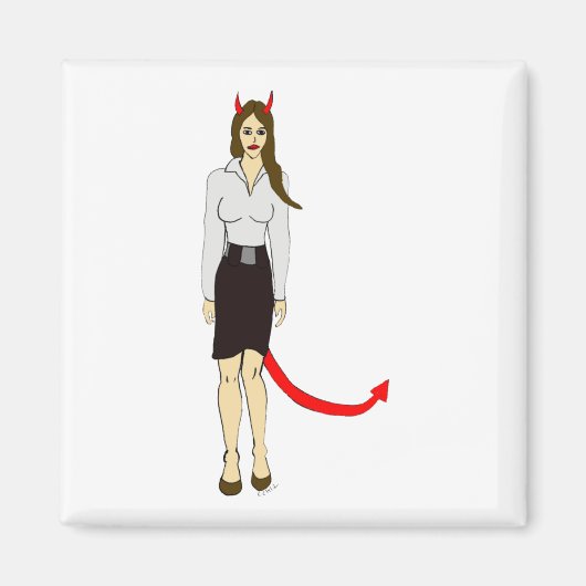 Aimant fille diable (Devant)