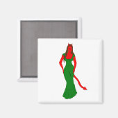 Aimant fille diable (Recto/Verso)
