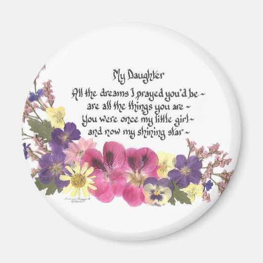 Aimant Fille disant (Devant)