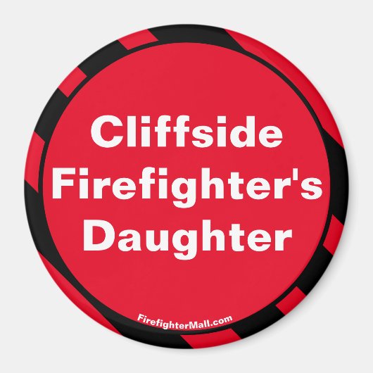 Aimant fille du pompier Cliffside (Devant)