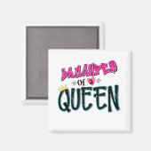 Aimant Fille D'Une Reine (Recto/Verso)