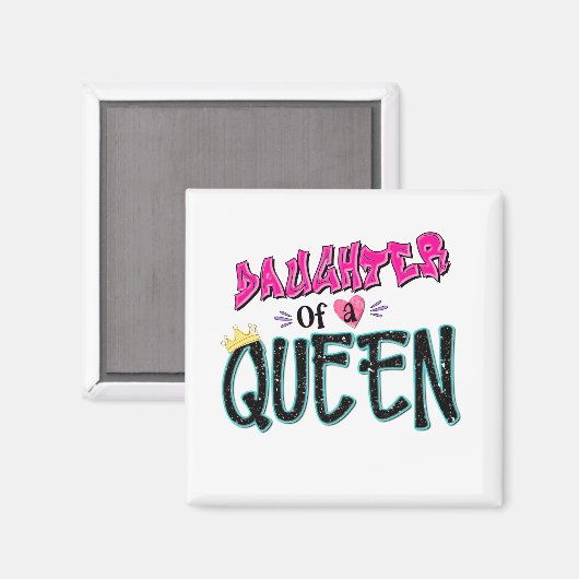 Aimant Fille D'Une Reine (Recto/Verso)