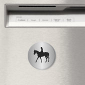 Aimant Fille en argent du cheval (In Situ (Lave-vaisselle))