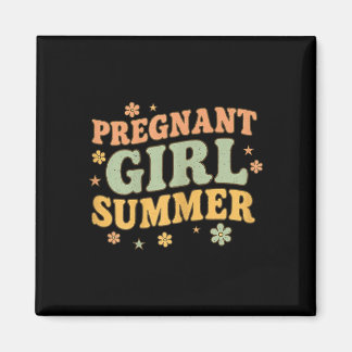 Aimant Fille enceinte été drôle bébé annonce oie