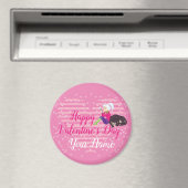 Aimant Fille Être amoureuse (In Situ (Lave-vaisselle))