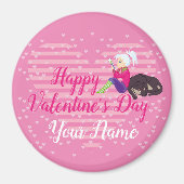 Aimant Fille Être amoureuse (Devant)